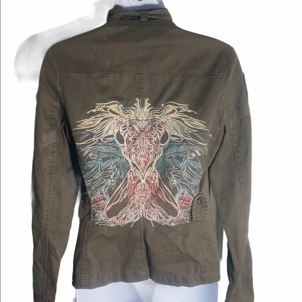 Unit Military Style Utility Jacket Size M - Picture 6 of 8